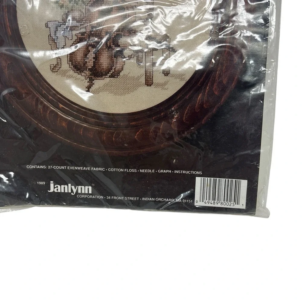 Vintage Janlynn Counted Cross Stitch Kit Cello #80-25‎ NEW Musical Instrument